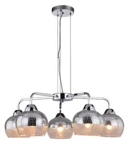 Luster na lanku CROMINA 5xE27/60W/230V