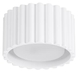 Stropné svietidlo Aura, 1x biele hliníkové tienidlo, (6 cm)