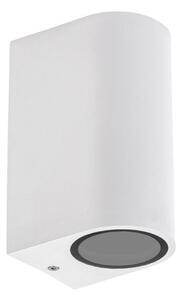 Vonkajšie nástenné svietidlo PARETE 2xGU10/6W/230V IP54 biela