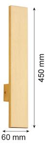 Argon 4724 - LED Nástenné svietidlo FREEMONT LED/6W/230V 45 cm