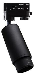 Bodové svietidlo do 3-fázového lištového systému MICA 1xGU10/25W/230V čierna