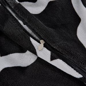 Obliečky mikroplyš ORINOCO čierne Rozmer obliečky: 2 ks 70 x 80 cm | 200 x 220 cm