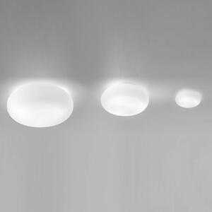 Artemide Itka sklenené nástenné svetlo IP65 Ø 50 cm, Biela / opálová, Obývacia izba / jedáleň, Sklo, Moderný, Nástenné svietidlo