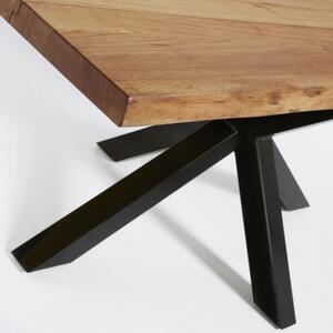 ARGO BLACK WOOD stôl 220 x 100 cm
