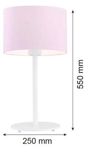 Argon 4128 - Stolná lampa MAGIC 1xE27/15W/230V ružová/biela