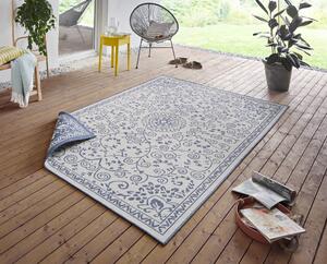 NORTHRUGS - Hanse Home koberce Kusový koberec Twin Supreme 103867 Blue / Cream – na von aj na doma - 160x230 cm