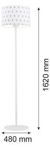 Argon 4129 - Stojacia lampa MAGIC 1xE27/15W/230V biela