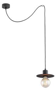Argon 3835 - Luster na lanku CORSO 1xE27/15W/230V čierna