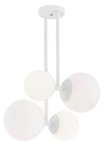 Argon 1644 - Luster na tyči ASPEN 4xE27/15W/230V biela