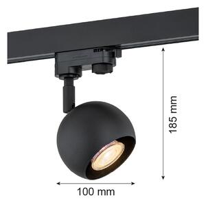 Argon 4379 - Bodové svietidlo do lištového systému MURI 1xGU10/5W/230V čierna