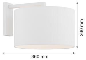 Argon 4294 - Nástenná lampa KARIN 1xE27/15W/230V biela