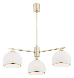 Argon 1488 - Luster na tyči MARBELLA 3xE27/15W/230V mosadz