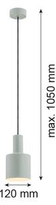 Argon 4217 - Luster na lanku SINES 1xE27/15W/230V pr. 12 cm zelená