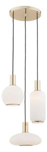Argon 1489 - Luster na lanku SAGUNTO 3xE27/15W/230V mosadz
