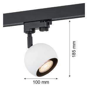 Argon 4377 - Bodové svietidlo do lištového systému MURI 1xGU10/5W/230V biela