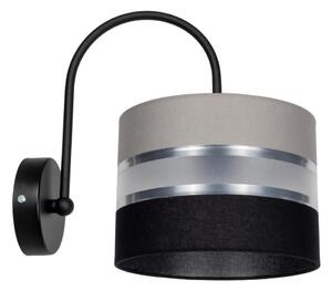 Nástenné svietidlo CORAL 1xE27/60W/230V čierna/šedá