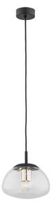 Argon 4331 - Luster na lanku TRINI 1xE27/15W/230V pr. 20 cm čierna
