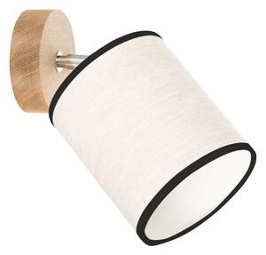 Spot-Light 66791174 - Nástenné bodové svietidlo BOHO 1xE27/25W/230V dub