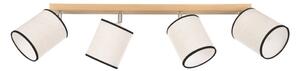 Spot-Light 66791474 - Stropné bodové svietidlo BOHO 4xE27/25W/230V dub