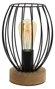 Spot-Light DO84449174 - Stolná lampa GUNNAR 1xE27/25W/230V dub