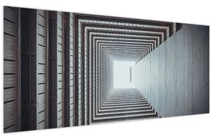 Obraz - Pohľad zvnútra budovy (120x50 cm)