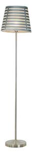 Stojacia lampa SEGIN 1xE27/60W/230V šedá/lesklý chróm