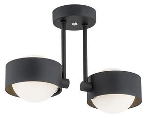 Argon 7089 - Luster na tyči MASSIMO PLUS 2xG9/6W/230V čierna