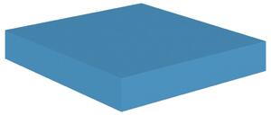 Plávajúca nástenná polica modrá 23x23,5x3,8 cm MDF