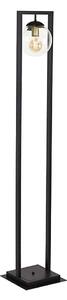 Klausen 107003 - Stojacia lampa REY 1xE27/7W/230V čierna