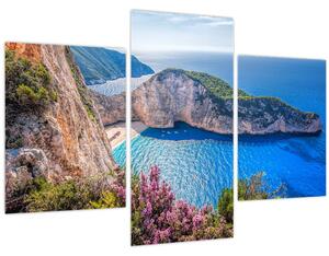 Obraz - Pláž Navagio, Grécko (90x60 cm)