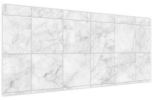 Obraz - Mramorové dlaždice (120x50 cm)