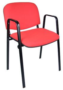 Konferenčná stolička ISO s područkami C11 – čierna