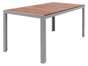 Florabest Záhradný stôl s doskou z eukalyptového dreva, 156 x 80 cm (100320573)