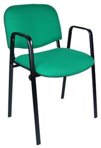 Konferenčná stolička ISO s područkami C29 – bordová