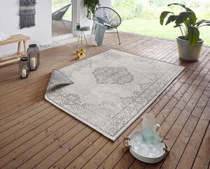 NORTHRUGS - Hanse Home koberce Kusový koberec Twin Supreme 103870 Grey / Cream – na von aj na doma - 160x230 cm