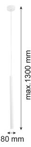 Argon 8066 - Luster na lanku ETNA 1xG9/6W/230V biela