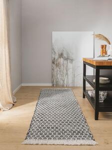 MOOD SELECTION Exteriérový koberec Mimpi White/Black - koberec ROZMER CM: 80 x 250