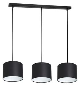 Luster na lanku ARDEN 3xE27/60W/230V čierna/biela