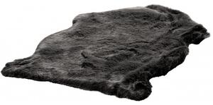 Obsession koberce Kusový koberec Samba 495 Anthracite (tvar kožušiny) - 55x85 tvar kožušiny cm