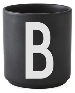 Porcelánový hrnček/dózička Letters black R, 300 ml
