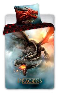 FARO obliečky Dragons 140 x 200 + 70 x 90 cm