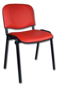 Konferenčná stolička ISO eko-koža Červená D15 EKO