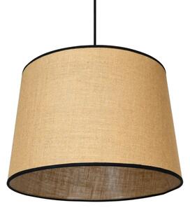 Duolla - Luster na lanku CONE 1xE27/15W/230V pr. 40 cm hnedá/čierna