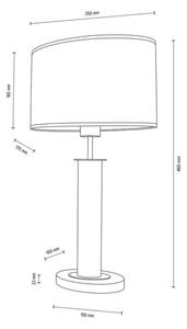 Spot-Light 7017400111557 - Stolná lampa MERCEDES 1xE27/40W/230V dub