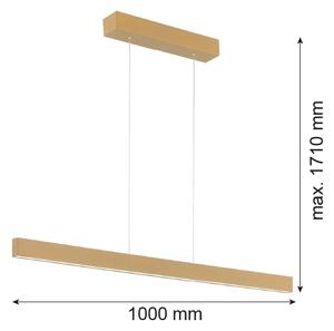 Argon 8306 - LED Luster na lanku BALANS LED/35W/230V 3000K zlatá