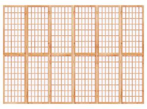 Skladací paraván so 6 panelmi japonský štýl 240x170 cm