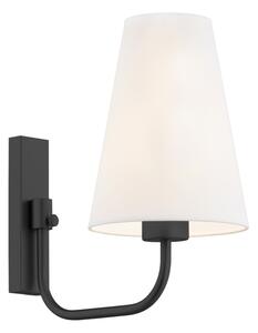 Argon 8376 - Nástenná lampa SAFIANO 1xE27/15W/230V čierna