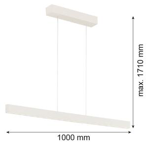 Argon 8302 - LED Luster na lanku BALANS LED/35W/230V 3000K krémová