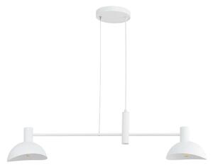 Luster na lanku ARTIS 2xE14/40W/230V biela