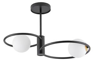 Luster na tyči AQUA 2xG9/12W/230V čierna
